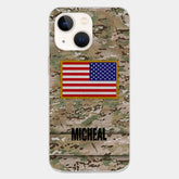 Personalized U.S Soldier Phone Case